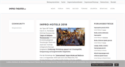 Desktop Screenshot of impro-theater.de